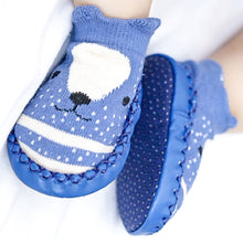 Load image into Gallery viewer, Cub Moccasins - Navy
