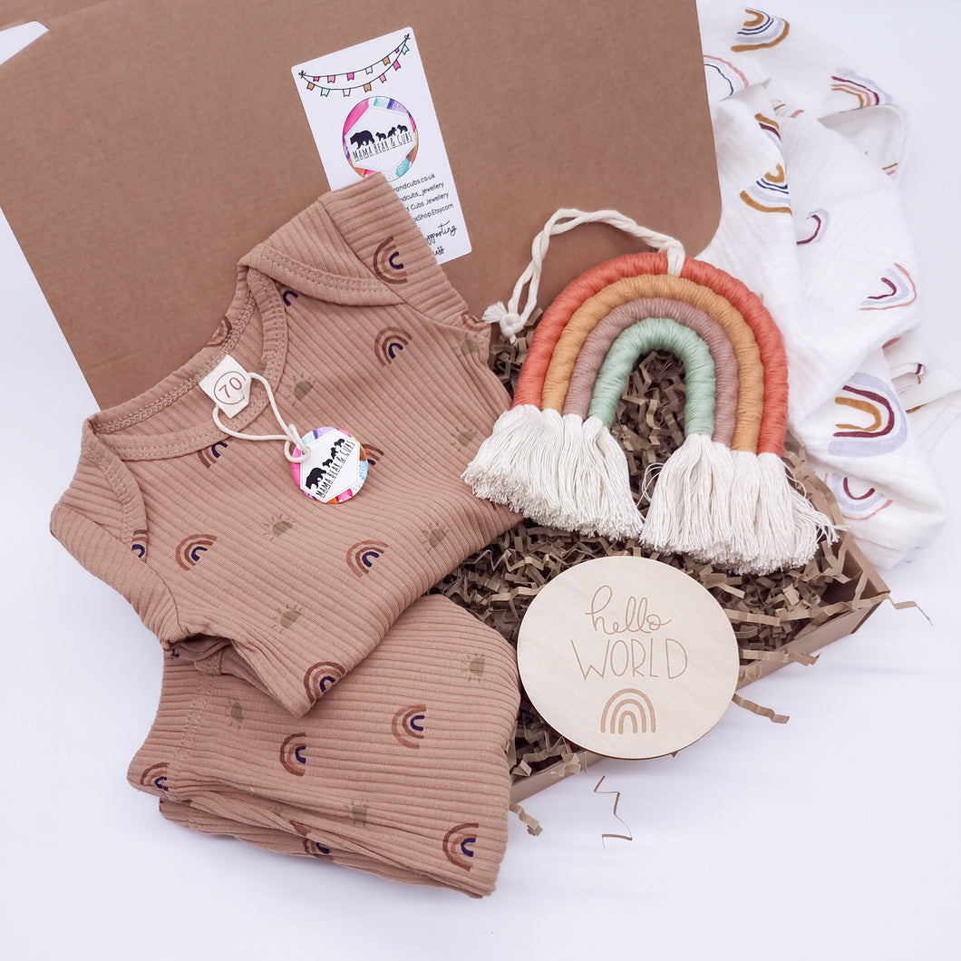 Rainbow Baby Gift Box - Unisex