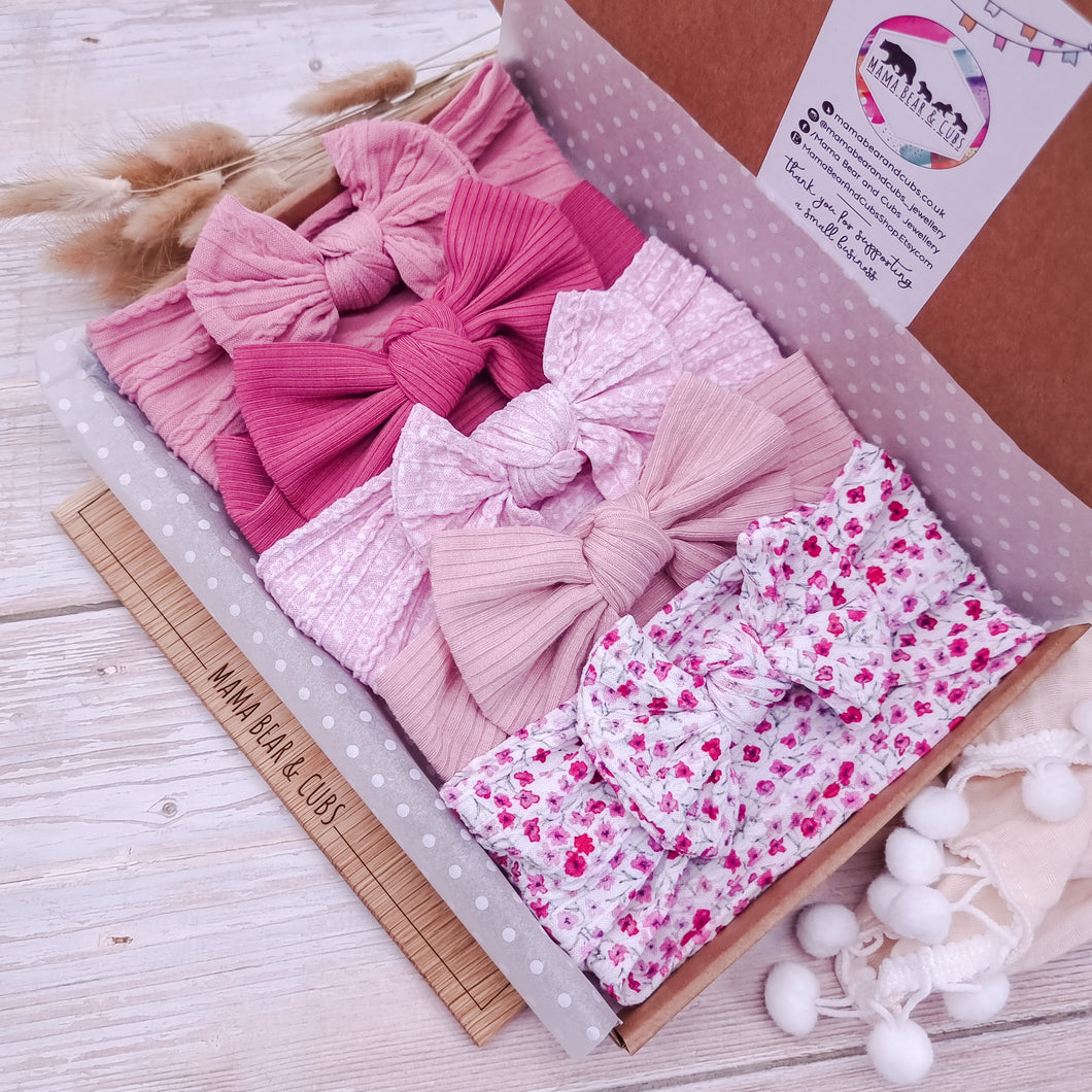 Pink Bow Bow Bundle x5