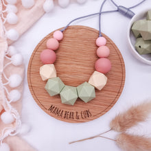 Load image into Gallery viewer, Pretty Blush Silicone Teething Necklace &amp; Breastfeeding Necklace
