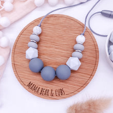 Load image into Gallery viewer, Breastfeeding &amp; Teething Necklace - Pewter
