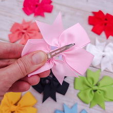 Load image into Gallery viewer, Sale Mini Bow Clips (singular 11 colours available)
