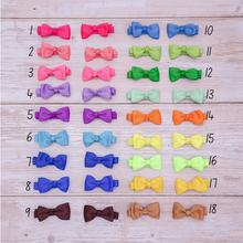 Load image into Gallery viewer, Sale Mini Bow Clips (1 of each set available)
