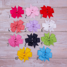 Load image into Gallery viewer, Sale Mini Bow Clips (singular 11 colours available)
