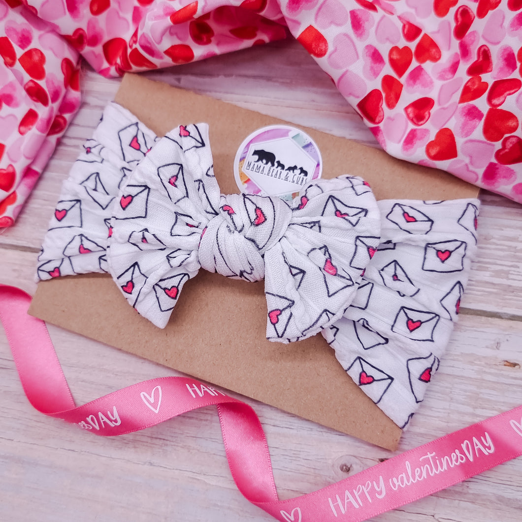 Love Letter Bow Headband