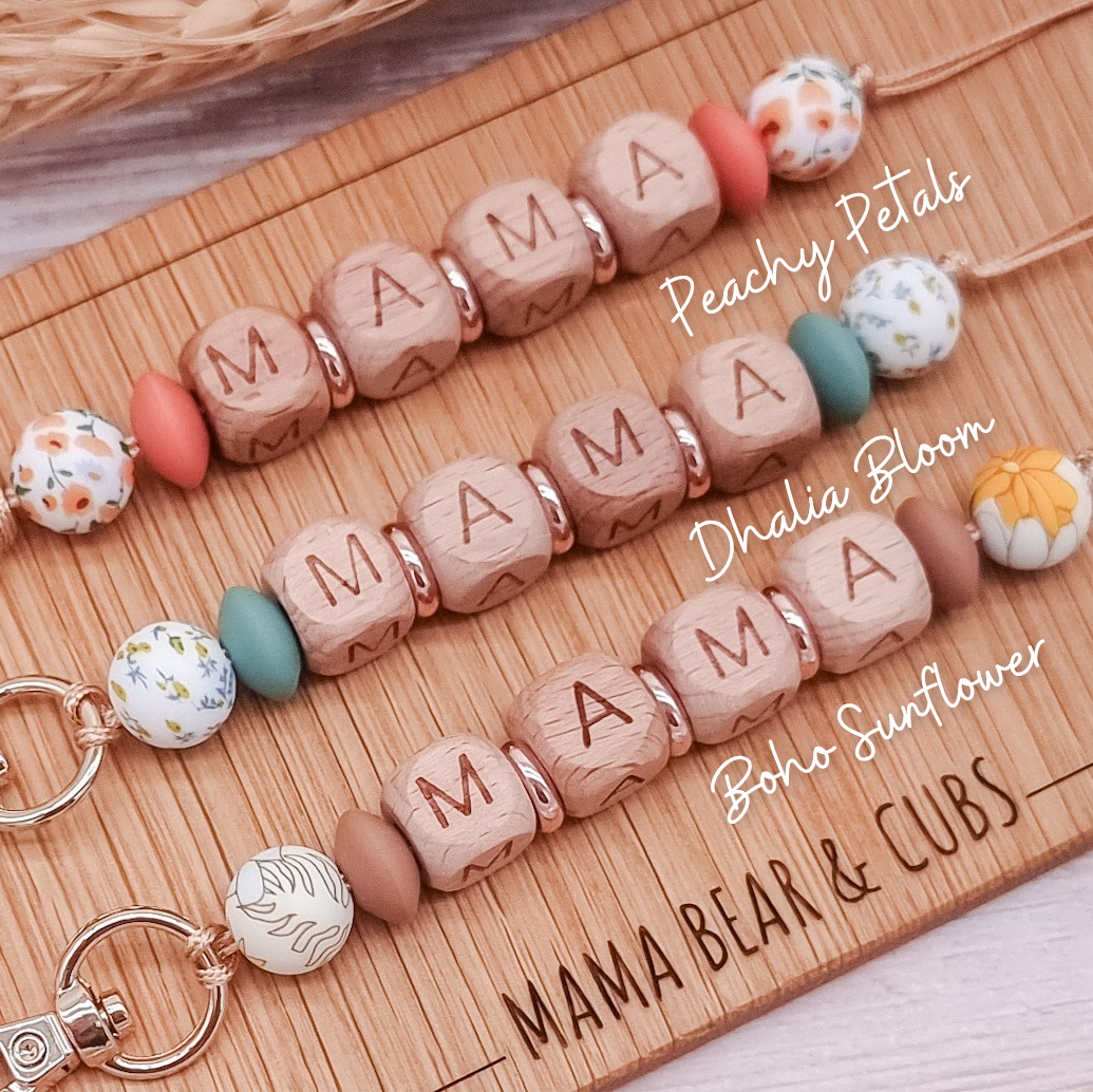 MAMA Keyring - Floral