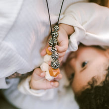 Load image into Gallery viewer, Breastfeeding &amp; Teething Necklace - Honey Leopard
