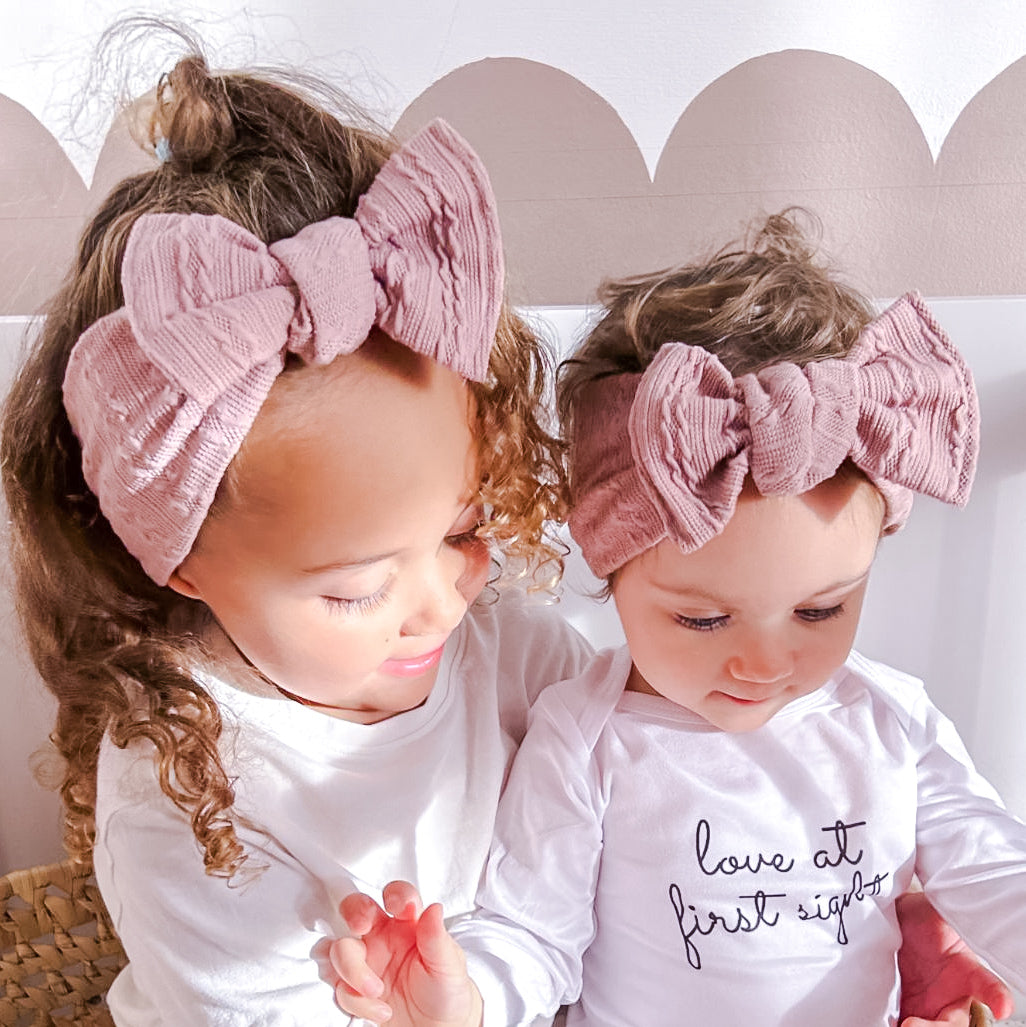 Baby fashion hair ties with bows