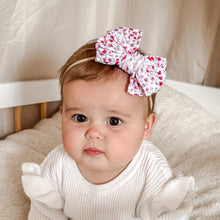 Load image into Gallery viewer, Baby Bow Headband - Pretty Poppy
