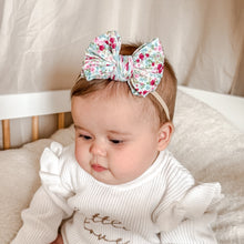 Load image into Gallery viewer, Baby Bow Headband - Pretty Poppy
