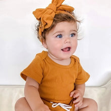 Load image into Gallery viewer, Girls Ribbed Baby Spring/Summer Sets
