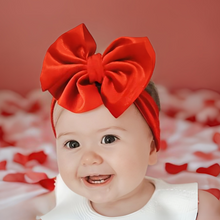 Load image into Gallery viewer, Red Velvet Bow Headband
