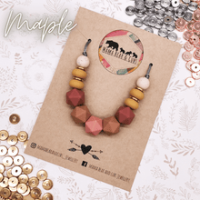 Load image into Gallery viewer, Lux Collection Silicone Teething Necklace &amp; Breastfeeding Necklace - Mama Bear and Cubs ltd

