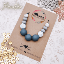 Load image into Gallery viewer, Lux Collection Silicone Teething Necklace &amp; Breastfeeding Necklace - Mama Bear and Cubs ltd
