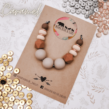 Load image into Gallery viewer, Lux Collection Silicone Teething Necklace &amp; Breastfeeding Necklace - Mama Bear and Cubs ltd
