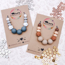 Load image into Gallery viewer, NEW Lux Collection Silicone Teething Necklace &amp; Breastfeeding Necklaces - Mama Bear and Cubs ltd
