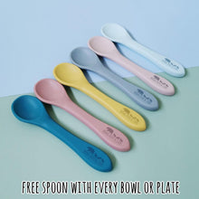 Load image into Gallery viewer, Silicone Bear Suction Plate Weaning Set - FREE Spoon - Mama Bear and Cubs ltd
