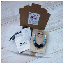 Load image into Gallery viewer, Moonlight Dance Silicone Teething Necklace &amp; Breastfeeding Necklace - Mama Bear and Cubs ltd
