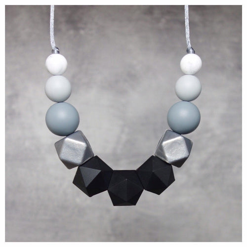 Moonlight Dance Silicone Teething Necklace & Breastfeeding Necklace - Mama Bear and Cubs ltd