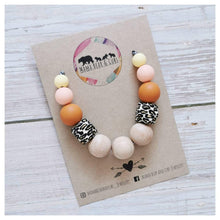 Load image into Gallery viewer, Sahara Silicone Teething Necklace &amp; Breastfeeding Necklace - Mama Bear and Cubs ltd
