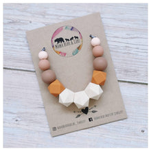 Load image into Gallery viewer, Idalia Silicone Teething Necklace &amp; Breastfeeding Necklace - Mama Bear and Cubs ltd
