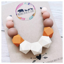 Load image into Gallery viewer, Idalia Silicone Teething Necklace &amp; Breastfeeding Necklace - Mama Bear and Cubs ltd
